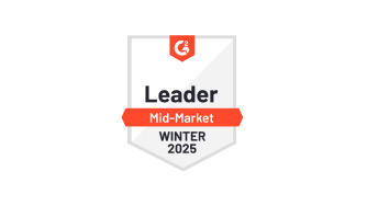 TrustRadius logo in blue text with stylized "TR" icon.