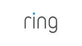 "Ring logo with a blue dot above the letter 'i'."