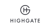 Highgate logo with a stylized "H" inside a circle above the text "HIGHGATE."