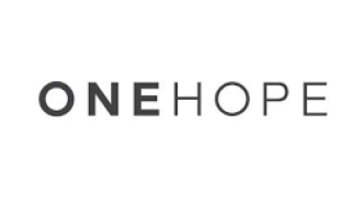 "ONEHOPE logo in black text on a white background."