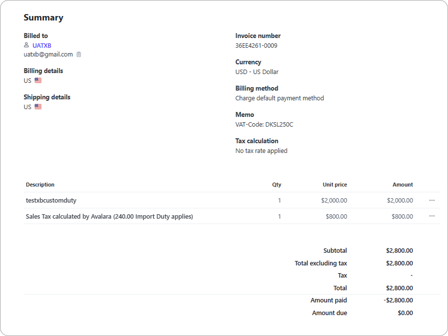Custom Duty and Import Taxes